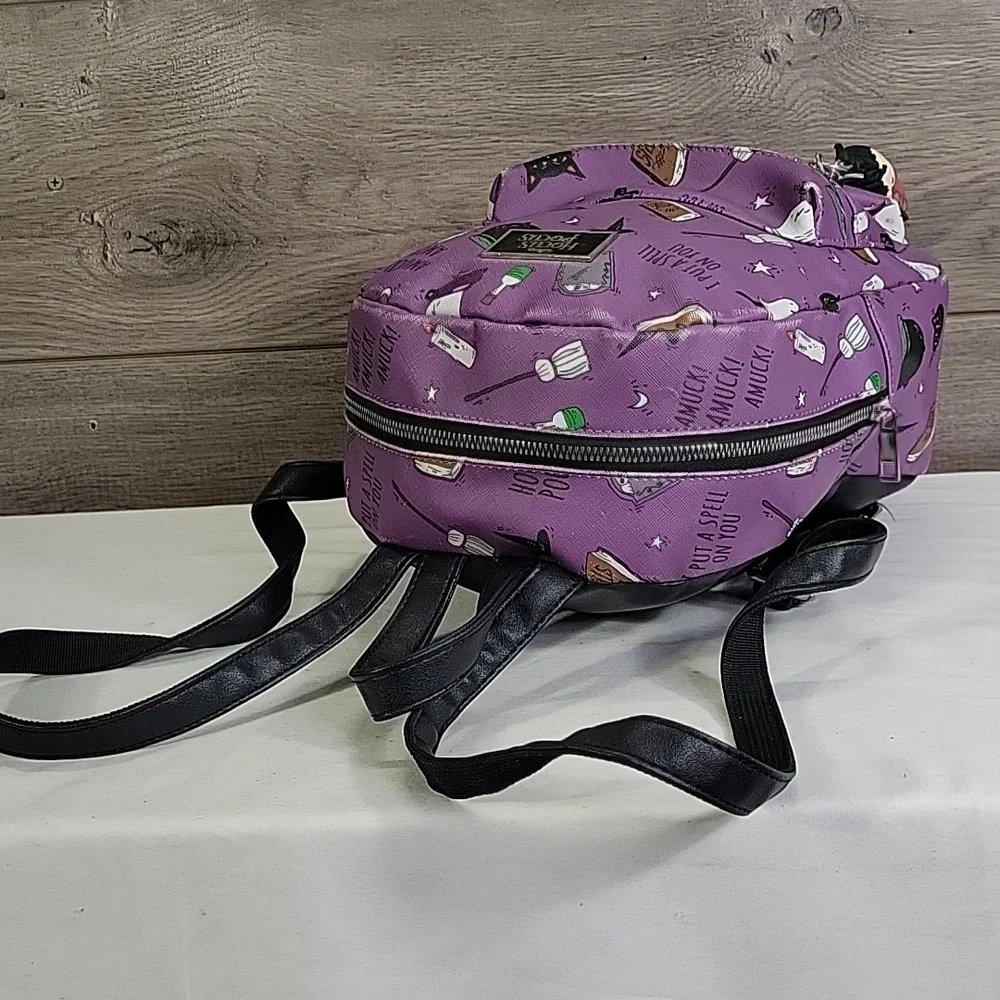 Disney Hocus Pocus Purple Black Mini Backpack
